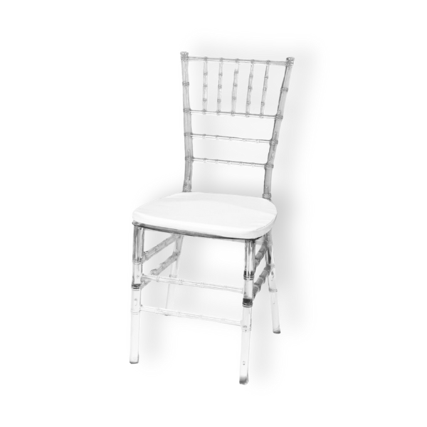 Chiavari Chair - Clear with Free Cushion (100 PACK)