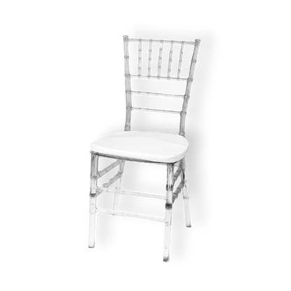 Chiavari Chair - Clear with Free Cushion (100 PACK)