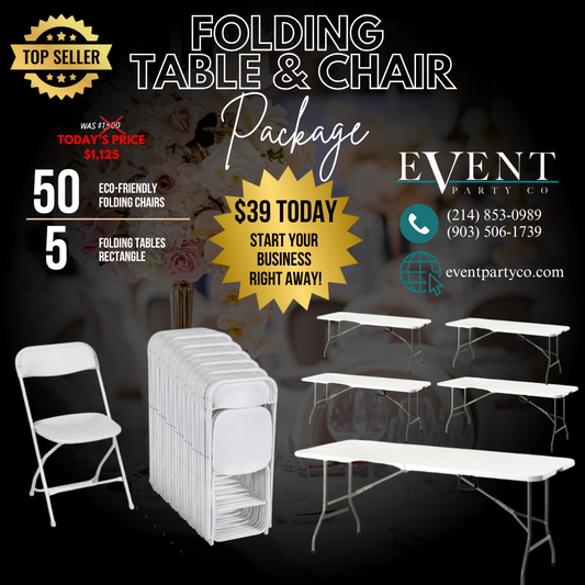 Folding Table & Chair Package