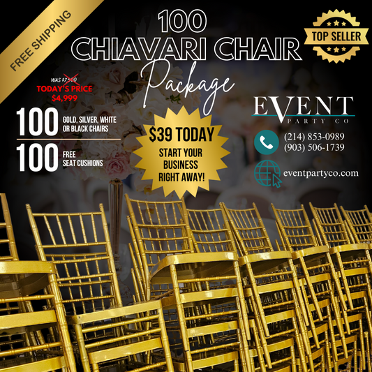 100 Chiavari Chair Package