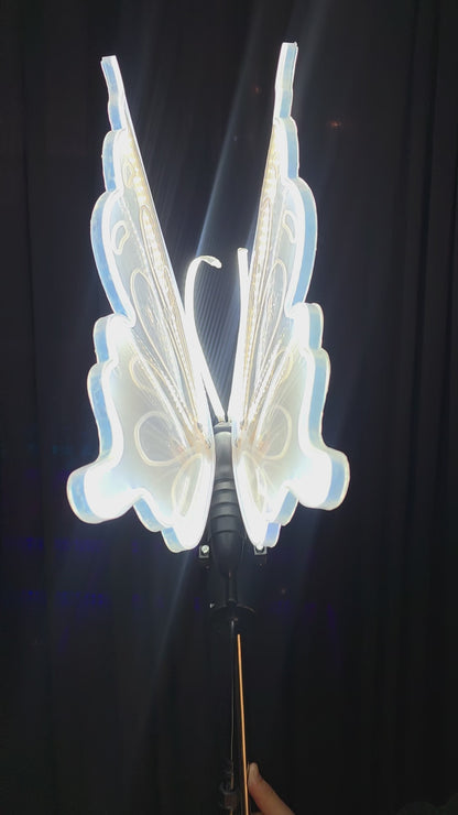 Motion Butterfly, White